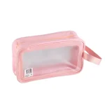 Addictive ροζ νεσεσέρ organizer ταξιδιού με φερμουάρ και χερούλι