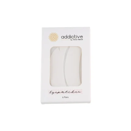 Addictive επαναχρησιμοποιούμενα eye patches 3 σχήματα 6 ζευγάρια lash extensions