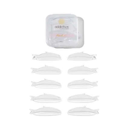 Addictive cloud shape glueless silicone shields 5 pairs για lash lift