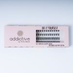 Συσκευασία DIY βλεφαρίδων Power Doll της Addictive Lashes. Αυτοκόλλητα τουφάκια (self-adhesive clusters) σχεδιασμένα για Doll Eye αποτέλεσμα και τοποθέτηση under lash.